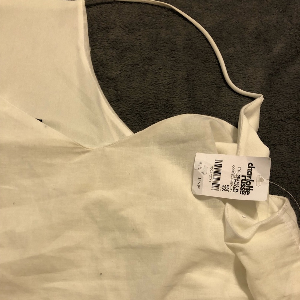 White eyelet sundress